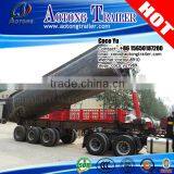 Tri-axles U Shape 30CBM Aluminum/Carbon Steel Tipping Trailer For Transportation Grain Trailer Truck thumbnail-1
