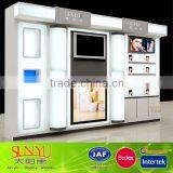 Floor Stand Cosmetic Display With LED Lighting