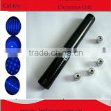 450nm 1000mW (1W ) focusable burning true blue laser pointer torch with star cap and safety key +GOGGLES +EMS FREE SHIPPING