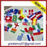 Hot New Products Customized Outdoor Promotional Green With White Decorative Outdoor Flags thumbnail-6