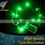 2AA Battery Operated 3.3ft Silver Color Copper Wire LED String Holiday Lights
