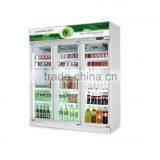 Glass Door Upright Display Freezer 3doors Freezer