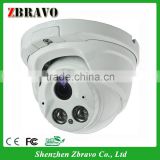 Dot Matrix Infrared Megapixel 2.8-12mm Zoom Lens Vandalproof Dome CCTV Camera with IR CUT