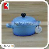 Best Selling Items Black Matt Finished Ceramic Soup Bowl Lid and Handle thumbnail-6