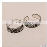 T0006-925 STERLING SILVER PLAIN BUTTERFLY LIGHT DESIGN FINE OXIDIZED TOERING3.08 thumbnail-1