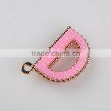 Korean Magnetic Crystal Words Brooch Pin Wholesale Plastic Brooch thumbnail-4