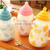 Creative Lovely Cartoon Candy Color Kids Gift Milk Bottle Style 380 ml Ceramic Tea Coffeee Mug thumbnail-4