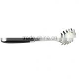 HCZ008 kitchen utensil stainless steel black ABS handle kitchen pasta server