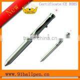 3 in 1 pen, metal laser ball pen+ PDA