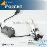 Smart System Copper Belt Non Polar Car H1 H7 H4 H11 9005 9007 H13 Fanless High Power Cob Led Car Headlight thumbnail-1