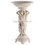 Garden and Plaza Decoration Hand Carving Yellow Marble Angel Fountain thumbnail-1