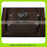 16024 Classical Leather Note Book Gift Set With Key Holder Pen Keychain thumbnail-6