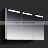 Thee Doors Cabinet With Vertical LED Illumination and Mirrored Sides. thumbnail-2