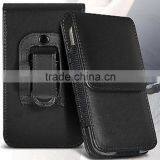 Premium PU Leather Vertical Belt Flip Pouch Holster Case Clip For Mobile Phones thumbnail-1