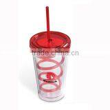 16oz Double Wall Plastic Juice Mug Wholesale