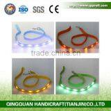 QQ Pet Product Wholesale Dog Leash Lead Pet Collar Flashing Led Nylon Dog Leashes thumbnail-6