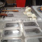 New Arrvial! Thailand -35C Degree Ice Cream Rolls Making Machine With Two Big Square Flat Pans thumbnail-2