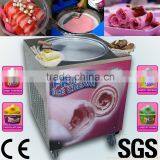 Factory Supply One Flat Big Pan Fried Ice Cream Machine With Low Price Promotion Before Summer