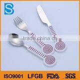 Stainless Steel Children Knife Fork Spoon Set thumbnail-2