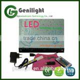 30x20cm LED Writing Board With Remote Controller 7 Colors RGB 46 Kinds Flash Mode Transparent Tempered Glass Panel Widely Used i thumbnail-3