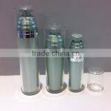 Round Cream Lotion Bottle With Pump Plastic Cosmetic Lotion Bottle