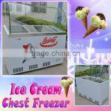 Chest Freezer With Arc Glass