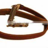 2012 Stylish Strong Braided Genuine Leather Dog Chain Leashes