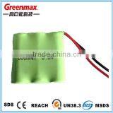 High Quality Ni-mh Battery Pack Aaa 600mah 3.6v