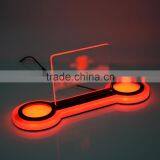 Hot Sale! China Made Custom Acrylic Beer Display With Red LED Lighting