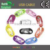 2014 New Flat Micro USB Cable Colorful Micro USB Cable thumbnail-4