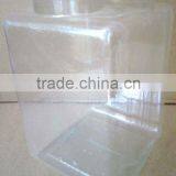 PVC Plastic Bottle for Giant Candy Storage Square Design