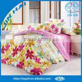 Wholesale Fast Color Easy Washing Flower Design Cotton Bedding Set thumbnail-1