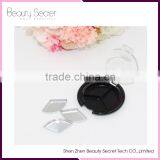 New Round 3cells 3 Pans Empty Makeup Palette for Eyeshadow thumbnail-2