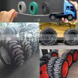 Top Quality 10-16.5 12-16.5 Solid Bobcat Skidsteer Tires With Rims thumbnail-1