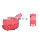 Round Shaped Crackle Color Pink Blue Red Empty Aluminum Atomizer Perfume Glass Bottle 15ml thumbnail-5