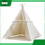 Wholesale Cotton Canvas Wooden Pole Tipi Pour Chien Kids Children Play Teepee thumbnail-1
