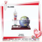 Plastic Deskpot Globe With Galileo Thermometer YGL901S Plastic World Globe Earth Golbe thumbnail-1