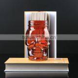 Cheap Stuff to Sell Keep Candy or Other Food Hot Selling Amber Glass Jar thumbnail-2