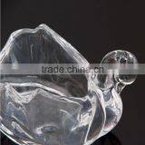 With 10 Years Experience Factory Offer Wholesale Swan Shape Glass Candy Box thumbnail-3