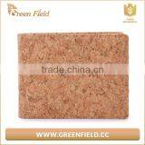 The Unique Durable Cork Leather Mens Green Field Wallet thumbnail-2
