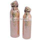 Handmade Pure Copper Design Water Bottle 600 and 900 ml thumbnail-3