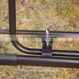 Patio Swing Hammock Chair With Cushion (Brown 3 Seat Bed Swing) thumbnail-5