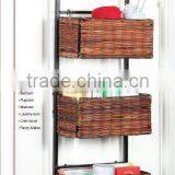 RH-4721 Over the Door 3 Tiers Convenient Wholesale Hanging Wicker Basket thumbnail-1