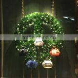 Preserved Boxwood Peace Wreath Topiary thumbnail-1