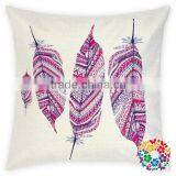 Purple White Stripe With Arrows Printed Cotton Pillow Cover Cushion Throw Pillow Covers Wholesale thumbnail-2