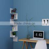 2017 New Design Best Price Wooden Corner Shelf