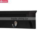 New Design Entryway Wall Shelf With 3 Metal Hooks Wide Hat & Coat Rack Key Holder Wall Mounted Hook thumbnail-5