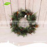 GNW CHWR-1605018 Trade Assurance Decorative Gift Christmas Wreath Real for Sale thumbnail-3