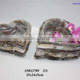 Birch Heart Shape Planter thumbnail-1