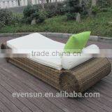 Rattan Lounger Patio Sun Bed thumbnail-2